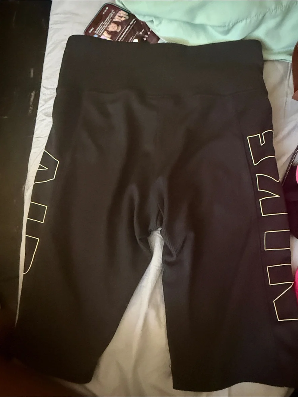 Nike Black AIR Logo women 's shorts